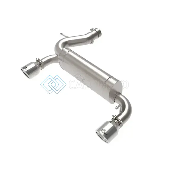 AFE 49-33137-P VULCAN 3IN 304 SS AXLE-BACK EXHAUST 2021 FORD BRONCO L4-2.3L (T)/V6-2.7L (TT) W/ POLISHED TIPS