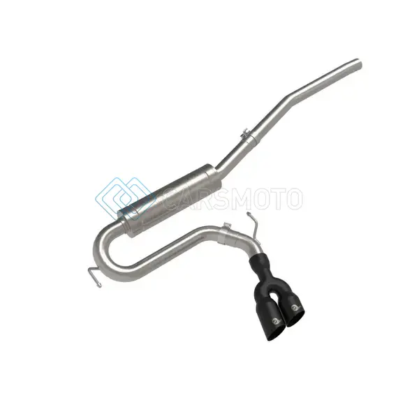 AFE 49-33144-B REBEL SERIES 2.5IN 409 SS CAT-BACK EXHAUST W/ BLACK TIP 2022 FORD MAVERICK
