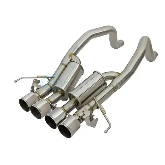 AFE 49-34082-P MACHFORCE XP 3IN-2 1/2IN AXLE BACK 304SS EXHAUST W/ POLISHED TIPS 15-17 CHEVY CORVETTE Z06