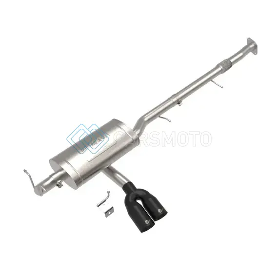 AFE 49-34142-B 23-24 L4 GM COLORADO/CANYON REBEL SERIES 3 IN 304 STAINLESS STEEL CAT-BACK SYSTEM W/BLACK TIP