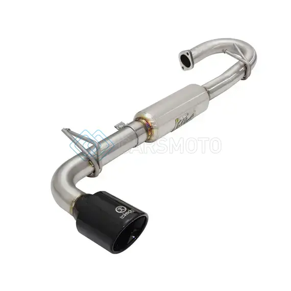 AFE 49-36025-B TAKEDA 11-16 SCION TC 2.5L 2 1/4-2 1/2IN STAINLESS STEEL AXLE-BACK EXHAUST W/BLACK TIP