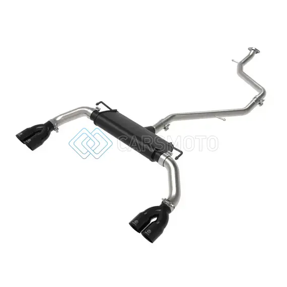 AFE 49-36054-B 19-21 LEXUS UX200 TAKEDA 2IN - 2.5IN. 304 SS CAT-BACK EXHAUST SYSTEM W/ BLACK TIP