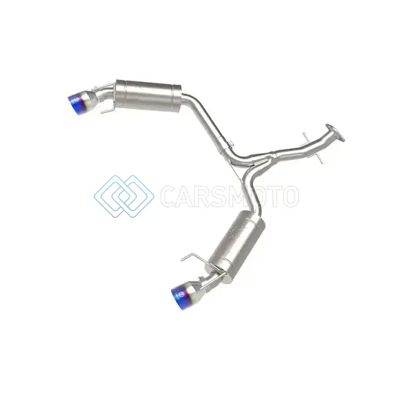 AFE 49-36055-L POWER TAKEDA 06-13 LEXUS IS250/IS350 SS AXLE-BACK EXHAUST W/ BLUE FLAME TIPS