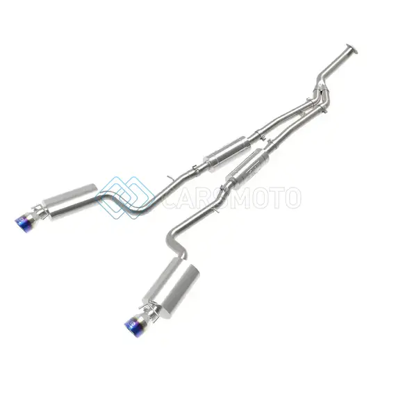 AFE 49-36059-L POWER TAKEDA 16-17 LEXUS IS200T L4-2.0L (T) 2.5IN-3IN 304 SS CB EXHAUST W/ BLUE TIP