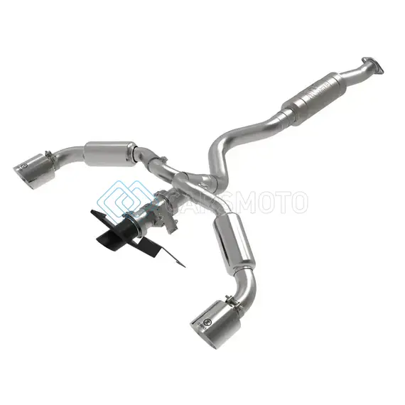 AFE 49-36067-P 23-24 TOYOTA GR COROLLA L3 1.6L (T) GEMINI XV 3IN TO 2-1/2IN CAT BACK EXHAUST W/ POLISHED TIPS