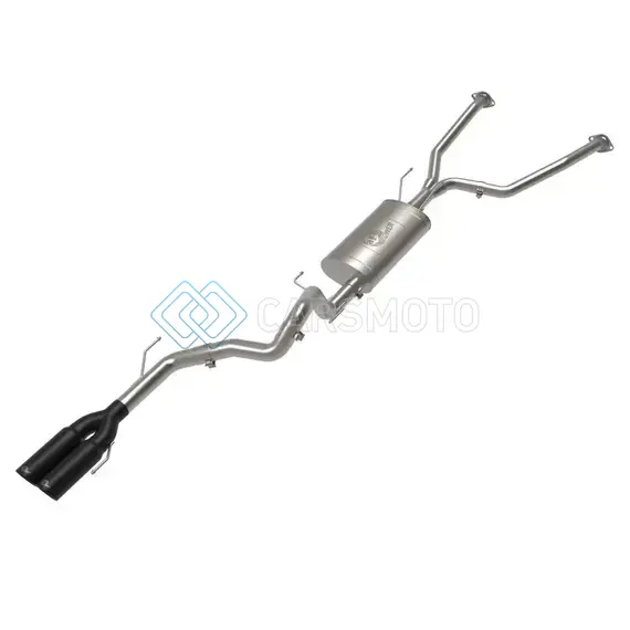 AFE 49-36068-B 23-24 TOYOTA SEQUOIA V6 3.4L VULCAN SERIES 2-1/2IN TO 3IN 304 SS CAT-BACK EXHAUST W/ BLACK TIP