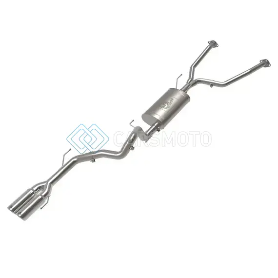 AFE 49-36068-P 23-24 TOYOTA SEQUOIA V6 3.4L VULCAN SERIES 2-1/2IN TO 3IN 304 SS CAT-BACK EXHAUST W/POLISHED TIP
