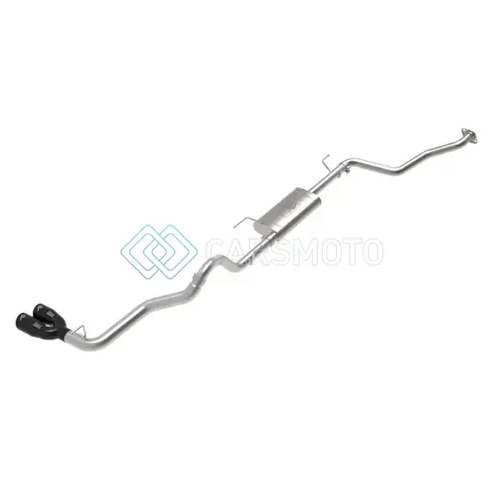 AFE 49-36074-B 2024 TOYOTA TACOMA L4 2.4L VULCAN SERIES 2.5-3IN 304 SS STEEL CAT-BACK EXHAUST W/BLACK TIPS