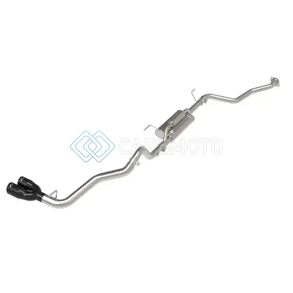 AFE 49-36078-B 24-25 TOYOTA TACOMA L4-2.4L (T) VULCAN SERIES 2.5IN TO 3IN CAT-BACK W/ BLACK TIP