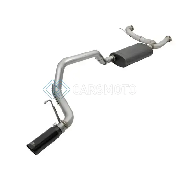 AFE 49-36114-B MACHFORCE XP 3IN 304 SS CAT-BACK EXHAUSTS W/ BLACK TIPS 10-17 NISSAN PATROL (Y62) V8-5.6L