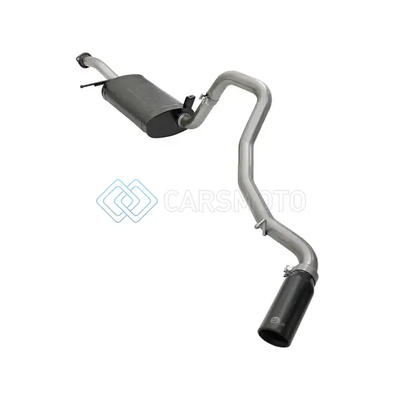 AFE 49-36121-B MACHFORCE XP 2-1/2IN 304 SS CAT BACK EXHAUST W/ BLACK TIPS 2001-2016 NISSAN PATROL (Y61) 4.8L