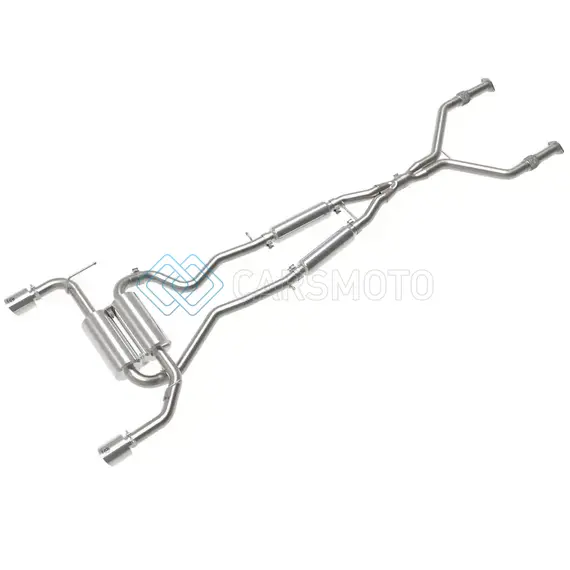 AFE 49-36136-P TAKEDA CAT-BACK EXHAUST SYSTEM INFINITI Q50 14-15 V6-3.7L- POLISHED TIP