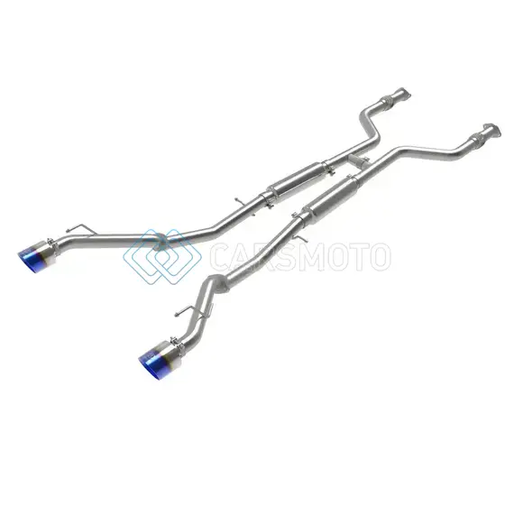 AFE 49-36138-L POWER TAKEDA 2023 NISSAN Z 2 1/2IN 304 SS CAT-BACK EXHAUST SYSTEM W/ BLUE FLAME TIPS