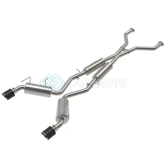 AFE 49-36139-C TAKEDA CAT-BACK EXHAUST SYSTEM NISSAN 370Z 09-20 V6-3.7L- CARBON TIP