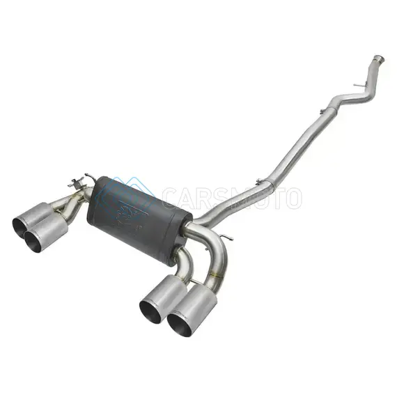 AFE 49-36330-1P 16-18 BMW M2 L6-3.0L MACH FORCE-XP 3IN TO 2.5IN 304 SS CAT-BACK EXHAUST SYSTEM-QUAD POLISH TIPS