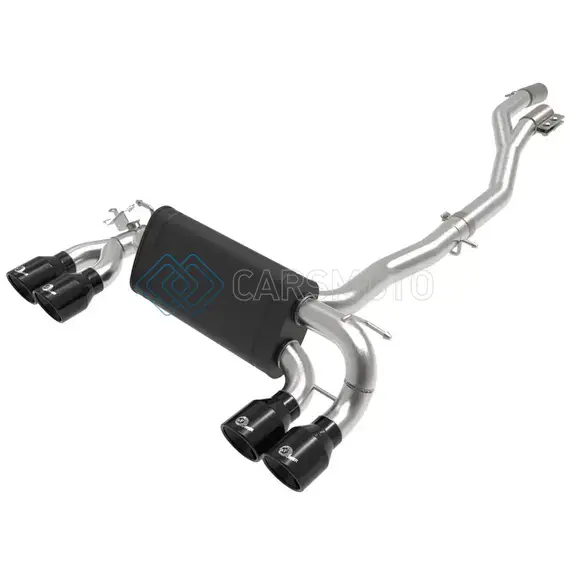 AFE 49-36350-B MACHFORCE XP EXHAUSTS CAT-BACK SS 19-21 BMW M2 COMPETITION L6-3.0L W/BLACK TIPS