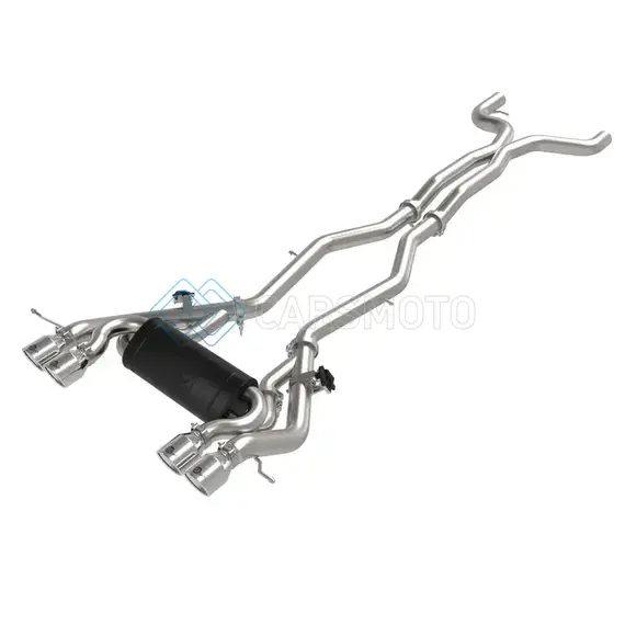 AFE 49-36351-P MACHFORCE XP EXHAUSTS CAT-BACK SS 21 BMW M2 COMPETITION L6-3.0L W/POLISHED TIPS