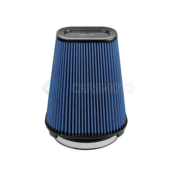 AFE 24-90110-CF MAGNUM FLOW PRO 5R AIR FILTER (5.5X 7.5)IN F (9X 7)IN B (5.8 X 3.8)IN T (CARBON FIBER) X 10IN H