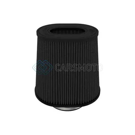 AFE 24-91149K MAGNUM FORCE INTAKE AIR FILTER W/BLACK PRO 5R 5-1/2IN F X (10X8)IN B X (8X6) T (INVERTED) X 9IN