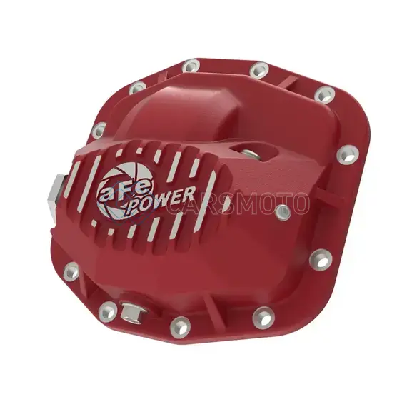 AFE 46-71010R PRO SERIES FRONT DIFFERENTIAL COVER RED 2018+ JEEP WRANGLER (JL) V6 3.6L (DANA M186)