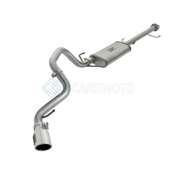 AFE 49-46027-P MACH FORCE XP 2.5IN SS CAT-BACK SINGLE SIDE EXIT EXHAUST W/POLISHED TIPS 07-14 TOYOTA FJ CRUISER