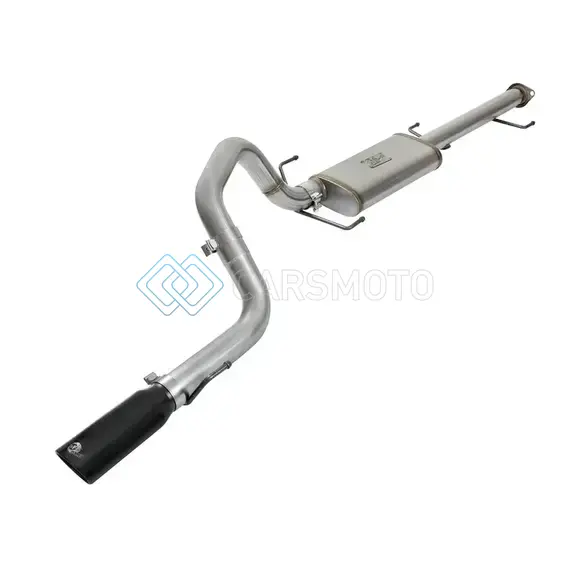 AFE 49-46028-B MACH FORCE XP 3IN SS CAT-BACK SINGLE REAR EXIT EXHAUST W/BLACK TIPS 07-14 TOYOTA FJ CRUISER