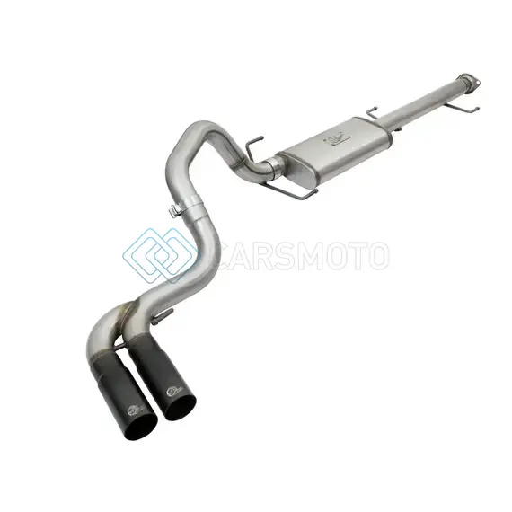 AFE 49-46030-B REBEL SERIES 3IN STAINLESS STEEL CAT-BACK EXHAUST SYSTEM W/BLACK TIPS 07-14 TOYOTA FJ CRUISER