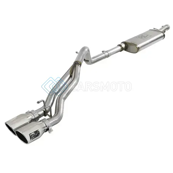 AFE 49-48054-P REBEL SERIES 2.5IN SS CAT-BACK EXHAUST W/ POLISHED TIP 07-18 JEEP WRANGLER (JK) V6 3.6/3.8L 4DR
