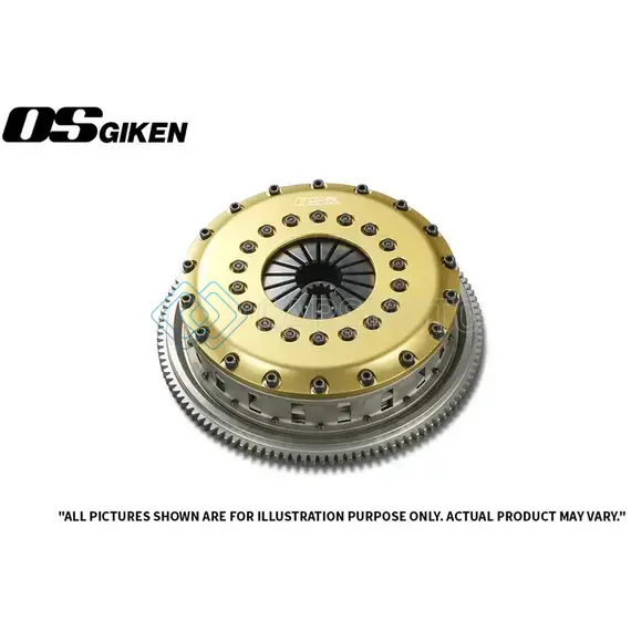 OS GIKEN SB031-BH6 SUBARU IMPREZA EJ20 R SERIES DAMPENED TWIN PLATE W/FLOATING CENTER HUB - REQ. SB031-BH60M