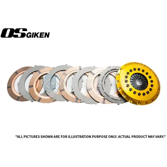 OS GIKEN TY031-DH50B 93-98 TOYOTA SUPRA JZA80 R QUAD PLATE W/FLOATING CENTER HUB CLUTCH