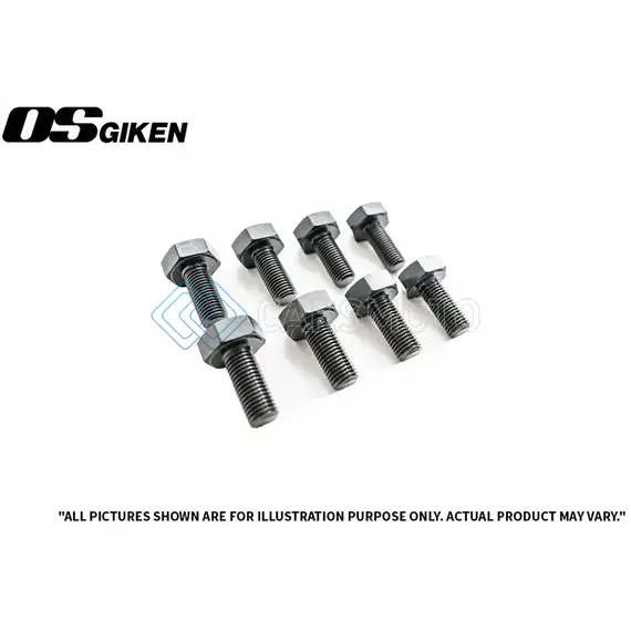 OS GIKEN TY031-E000L TOYOTA JZA80 2JZGTE OS FLYWHEEL BOLT SET (SET OF 8)