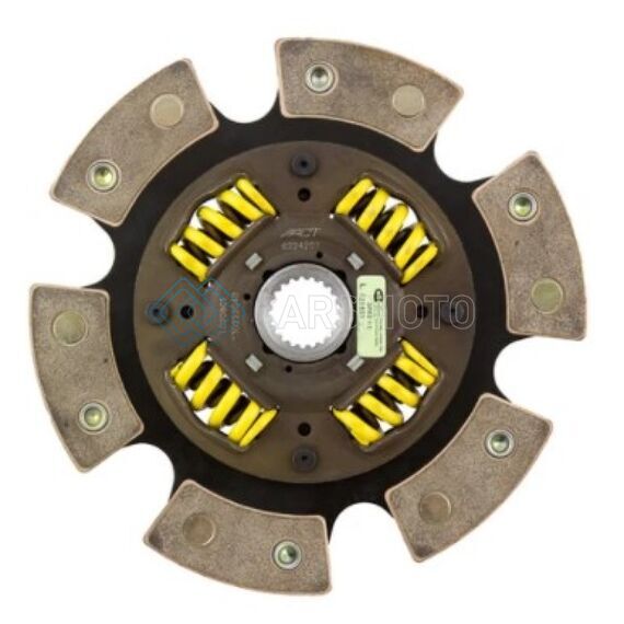 ACT 6240233 240MM DRIVE PLATE 1.125IN X 22 SPLINE 6 PAD SPRUNG RACE DISC (SPECIAL ORDER)