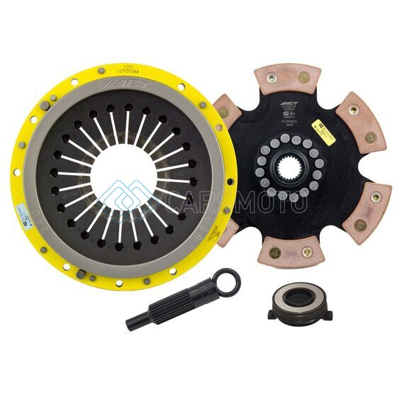 ACT PO1-HDR6 1991 PORSCHE 911 HD/RACE RIGID 6 PAD CLUTCH KIT