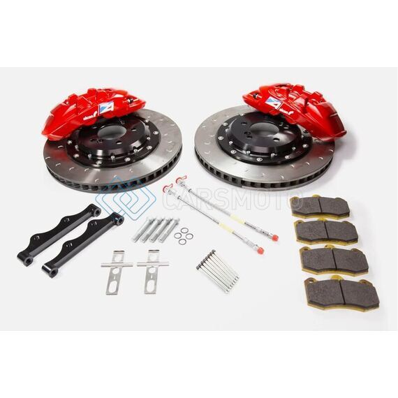 ALCON BKR6959B06 2009+ NISSAN GT-R R35 380X33MM ROTOR 4 PISTON CALIPER RC4 REAR AXLE KIT - RED