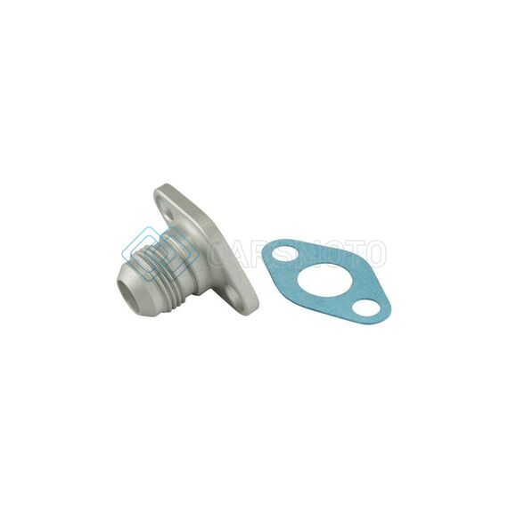 TURBOSMART TS-199-3005 38.1MM 10AN OIL DRAIN - SILVER