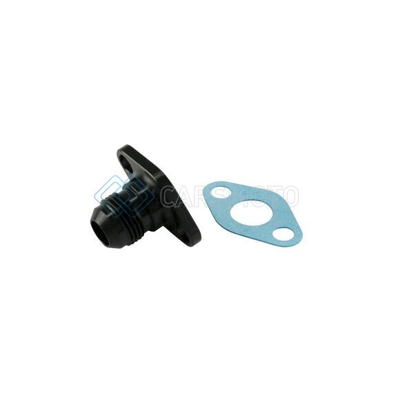 TURBOSMART TS-199-3006 38.1MM 10AN OIL DRAIN - BLACK