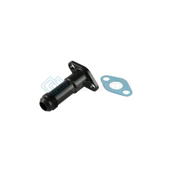 TURBOSMART TS-199-3008 38.1MM 10AN 75MM EXTENDED OIL DRAIN - BLACK