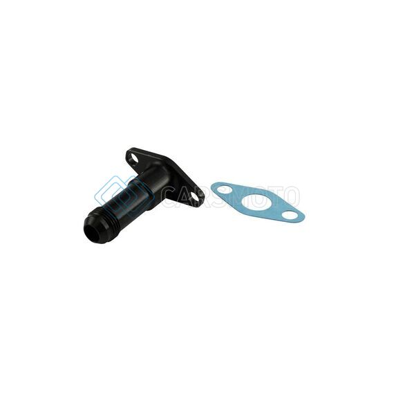 TURBOSMART TS-199-3012 50.8MM 10AN 75MM EXTENDED OIL DRAIN - BLACK