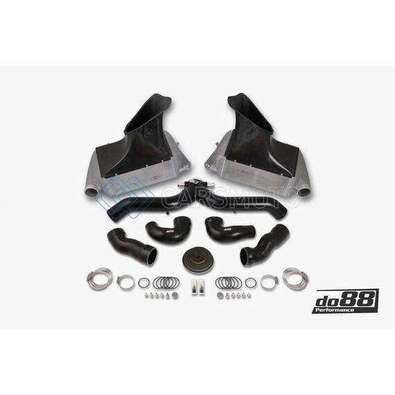 DO88 BIG-130SV 10-12 PORSCHE 911 TURBO/TURBO S (997.2) BIGPACK INTERCOOLER KIT W/BLACK PIPE