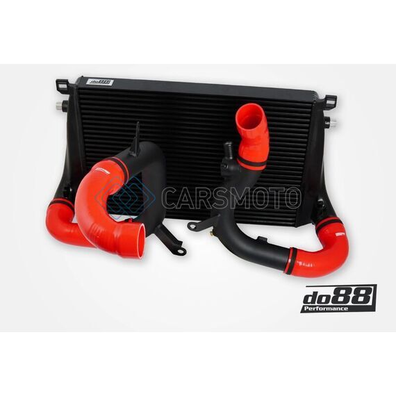 DO88 BIG-340-1-R VAG 2.0T EA888 GEN4 (300+HP) BIGPACK INTERCOOLER KIT W/RED HOSES