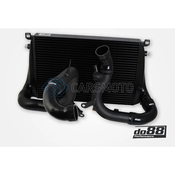 DO88 BIG-340-1-S VAG 2.0T EA888 GEN4 (300+HP) BIGPACK INTERCOOLER KIT W/BLACK HOSES