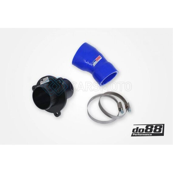 DO88 CP-110B-OEM VAG 1.8/2.0 TSI (MQB) TURBO MUFFLER DELETE OEM PRESSURE PIPES BLUE HOSE