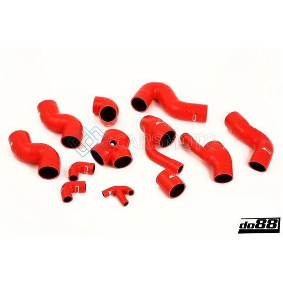 DO88 DO88-KIT109R 99-02 AUDI S4/A6 2.7L BITURBO (AGB/AJK/AZA) PRESSURE HOSES - RED