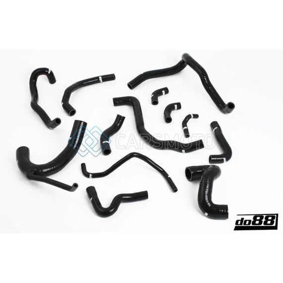 DO88 DO88-KIT133S 98-02 AUDI S4/RS4 2.7L BITURBO (B5) RADIATOR HOSES - BLACK