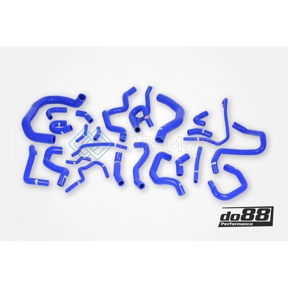 DO88 DO88-KIT187B AUDI/SEAT/SKODA/VOLKSWAGEN 1.8T/2.0T (MQB) COOLANT HOSES (24 PCS) - BLUE