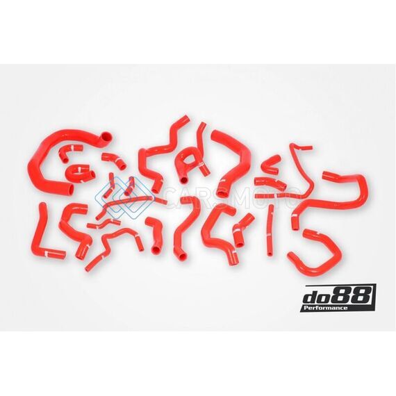 DO88 DO88-KIT187R AUDI/SEAT/SKODA/VOLKSWAGEN 1.8T/2.0T (MQB) COOLANT HOSES (24 PCS) - RED