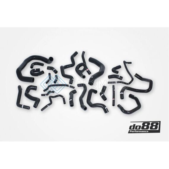 DO88 DO88-KIT187S AUDI/SEAT/SKODA/VOLKSWAGEN 1.8T/2.0T (MQB) COOLANT HOSES (24 PCS) - BLACK