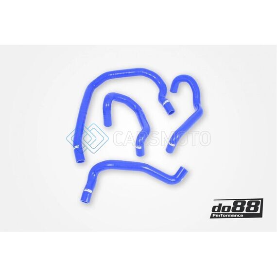 DO88 DO88-KIT188B AUDI/SEAT/VOLKSWAGEN 2.0T (MQB) REMOTE RADIATOR COOLANT HOSES (LEFT) - BLUE