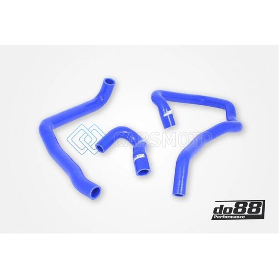 DO88 DO88-KIT189B AUDI/SEAT/VOLKSWAGEN 2.0T (MQB) REMOTE RADIATOR COOLANT HOSES (RIGHT) - BLUE