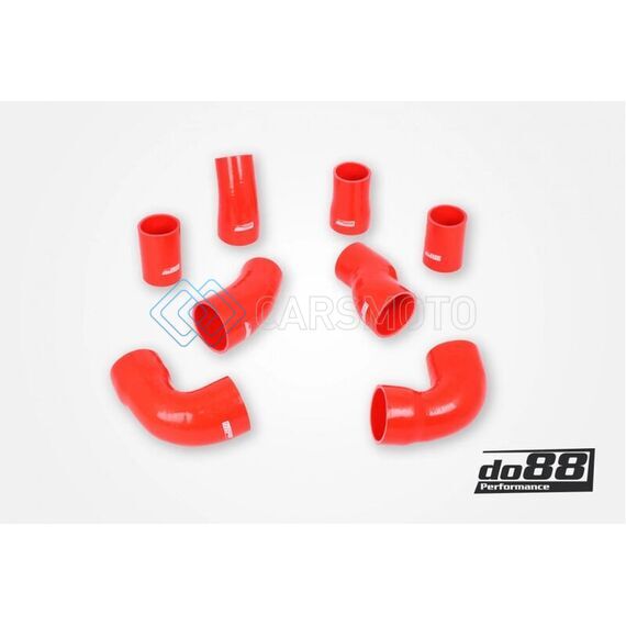 DO88 DO88-KIT190R 02-04 AUDI RS6 4.2L BITURBO (C5) PRESSURE HOSES - RED